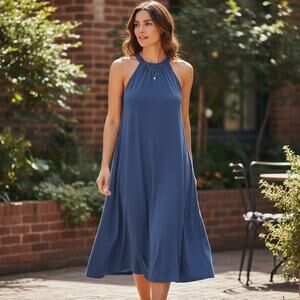 TOMMY BAHAMA Women’s Small Blue Summer Dress 🌟